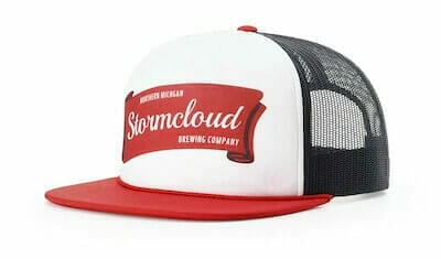 printed 113 Foam Front Flat Bill Cap