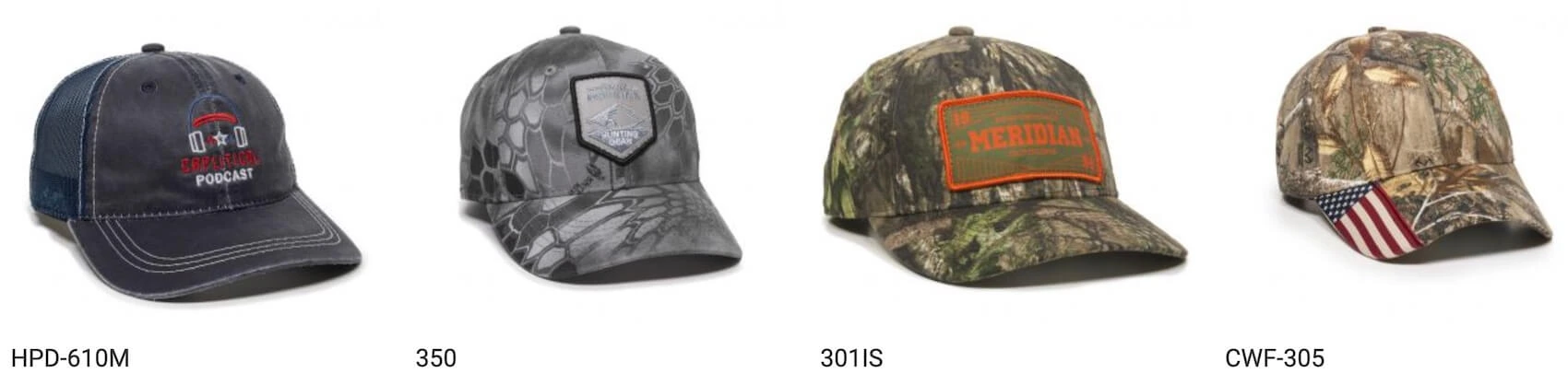 outdoor caps customized