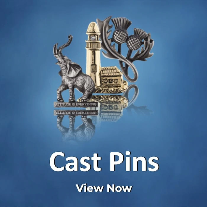 Cast Pins view now button