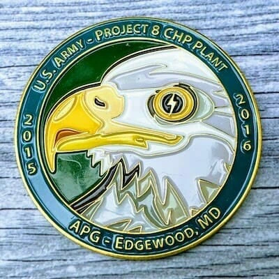 gold american eagle custom plated coin