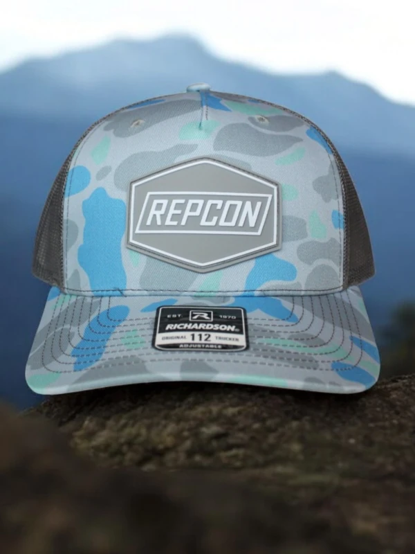 Repcon blue camo Richardson hat